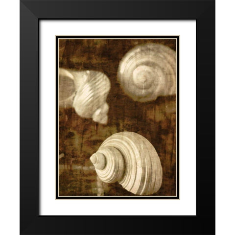 Pastel Quadrants I Black Modern Wood Framed Art Print with Double Matting by Mountain, Ricki