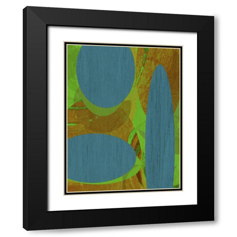 Earth I Black Modern Wood Framed Art Print with Double Matting by Mountain, Ricki