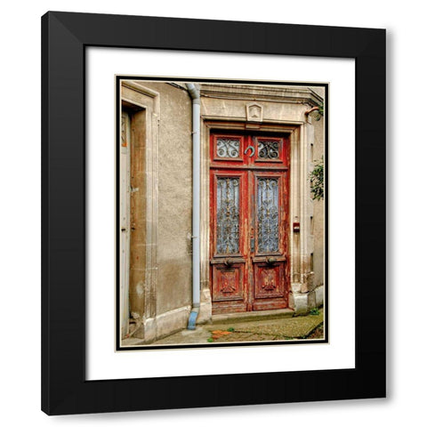 Weathered Doorway I Black Modern Wood Framed Art Print with Double Matting by Chester, Colby