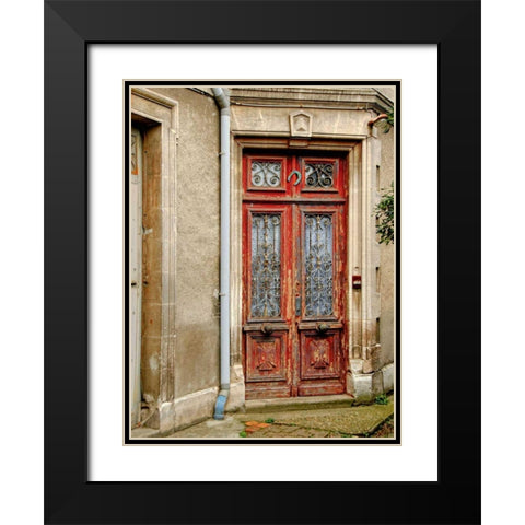 Weathered Doorway I Black Modern Wood Framed Art Print with Double Matting by Chester, Colby