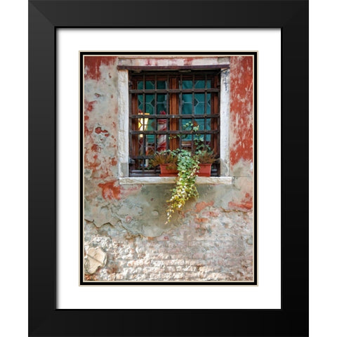 Venice Snapshots VI Black Modern Wood Framed Art Print with Double Matting by Head, Danny