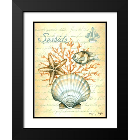 Under The Sea I Black Modern Wood Framed Art Print with Double Matting by Wright, Sydney
