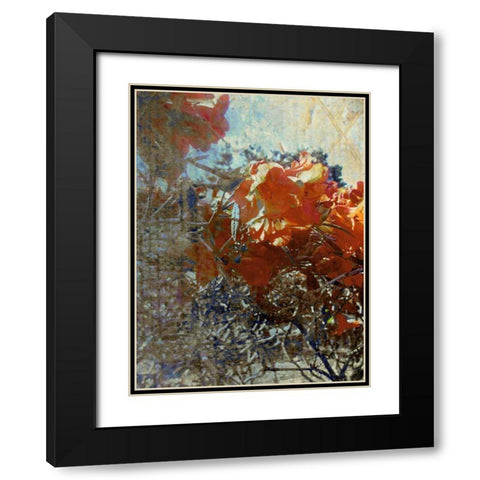 Tangled II Black Modern Wood Framed Art Print with Double Matting by Harrington, Danielle