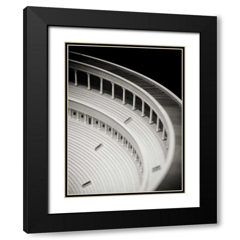Detail II Black Modern Wood Framed Art Print with Double Matting by Ling, Tang
