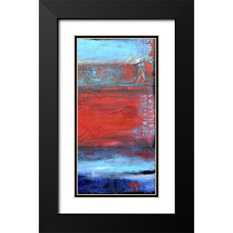 Road House Blues II Black Modern Wood Framed Art Print with Double Matting by Ashley, Erin