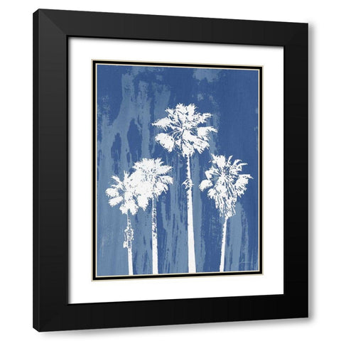 Oasis II Black Modern Wood Framed Art Print with Double Matting by Burghardt, James
