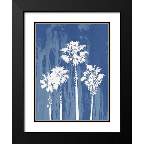 Oasis II Black Modern Wood Framed Art Print with Double Matting by Burghardt, James