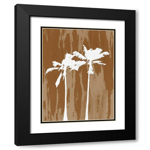 Oasis III Black Modern Wood Framed Art Print with Double Matting by Burghardt, James
