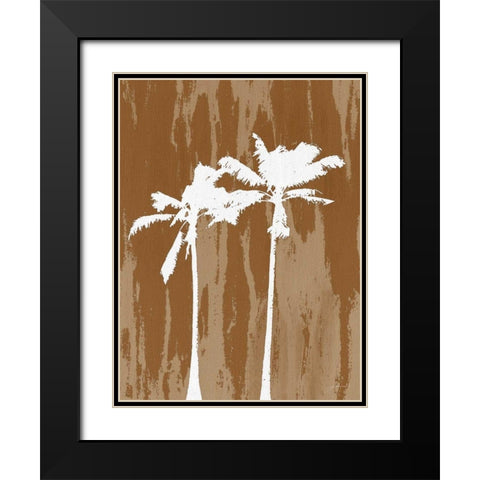 Oasis III Black Modern Wood Framed Art Print with Double Matting by Burghardt, James