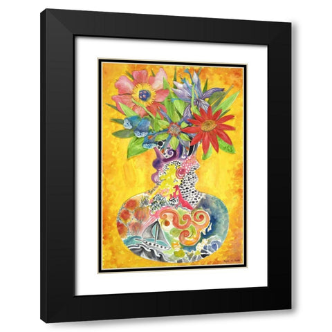 Patricia Black Modern Wood Framed Art Print with Double Matting by Smith, Kaeli