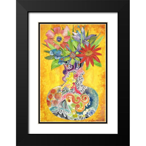 Patricia Black Modern Wood Framed Art Print with Double Matting by Smith, Kaeli