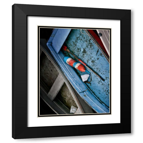 Wooden Rowboats XIII Black Modern Wood Framed Art Print with Double Matting by Perry, Rachel