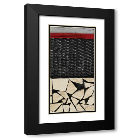 Fragmented II Black Modern Wood Framed Art Print with Double Matting by Avondet, Natalie