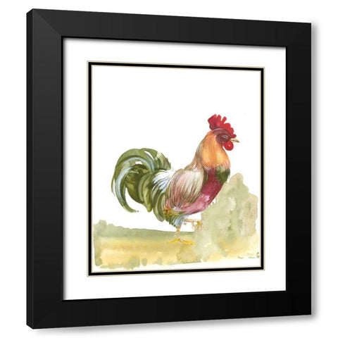 Down Home I Black Modern Wood Framed Art Print with Double Matting by Della-Piana, Elissa