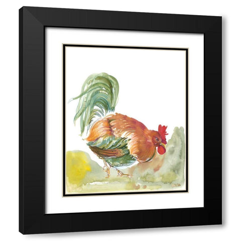 Down Home III Black Modern Wood Framed Art Print with Double Matting by Della-Piana, Elissa