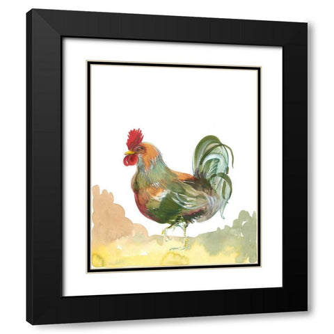 Down Home IV Black Modern Wood Framed Art Print with Double Matting by Della-Piana, Elissa