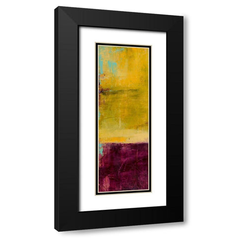 Velvet Jade I Black Modern Wood Framed Art Print with Double Matting by Ashley, Erin
