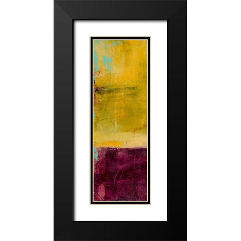 Velvet Jade I Black Modern Wood Framed Art Print with Double Matting by Ashley, Erin