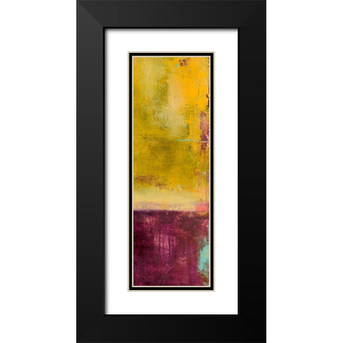 Velvet Jade I Black Modern Wood Framed Art Print with Double Matting by Ashley, Erin