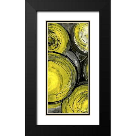 Rush Hour Taxi I Black Modern Wood Framed Art Print with Double Matting by Ashley, Erin