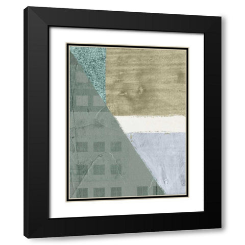 Uptown II Black Modern Wood Framed Art Print with Double Matting by Archie, K.
