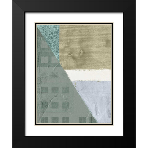 Uptown II Black Modern Wood Framed Art Print with Double Matting by Archie, K.