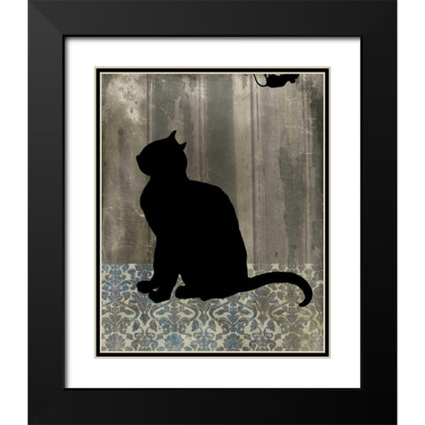 Mouse Hunt II Black Modern Wood Framed Art Print with Double Matting by Ludwig, Alicia