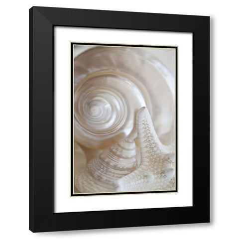 Pearlesce III Black Modern Wood Framed Art Print with Double Matting by Zalewski, Christine