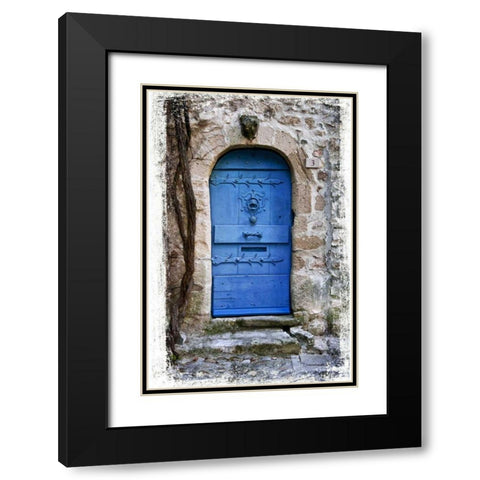 Doors of Europe I Black Modern Wood Framed Art Print with Double Matting by Perry, Rachel