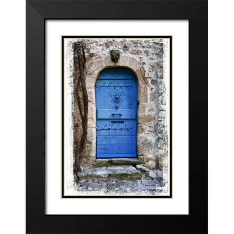 Doors of Europe I Black Modern Wood Framed Art Print with Double Matting by Perry, Rachel