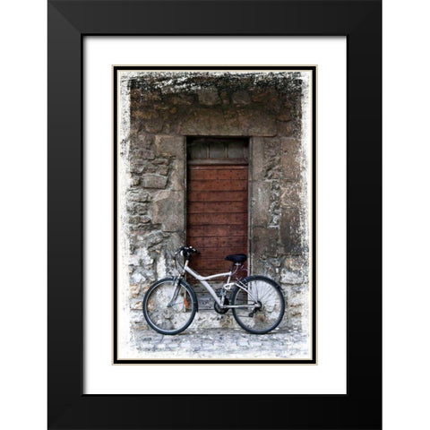 Doors of Europe VI Black Modern Wood Framed Art Print with Double Matting by Perry, Rachel