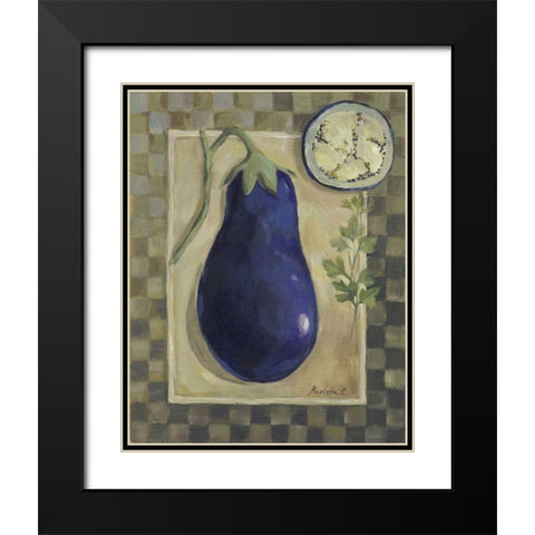 Veggies and Herbs IV Black Modern Wood Framed Art Print with Double Matting by Cohen, Marietta