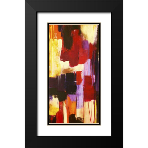 Raspberry Beret I Black Modern Wood Framed Art Print with Double Matting by Ashley, Erin