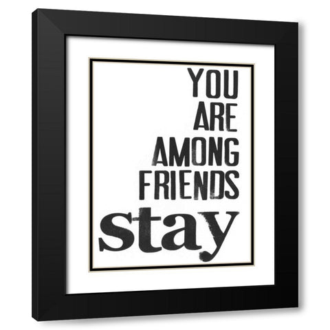 Hospitality IV Black Modern Wood Framed Art Print with Double Matting by Velasquez, Deborah