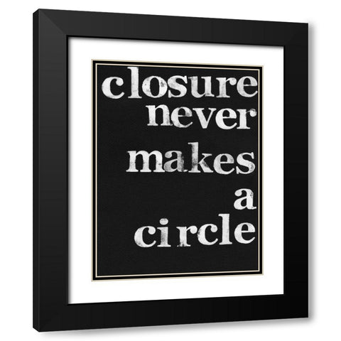 Friendship III Black Modern Wood Framed Art Print with Double Matting by Velasquez, Deborah