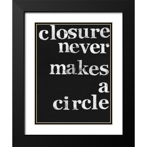 Friendship III Black Modern Wood Framed Art Print with Double Matting by Velasquez, Deborah