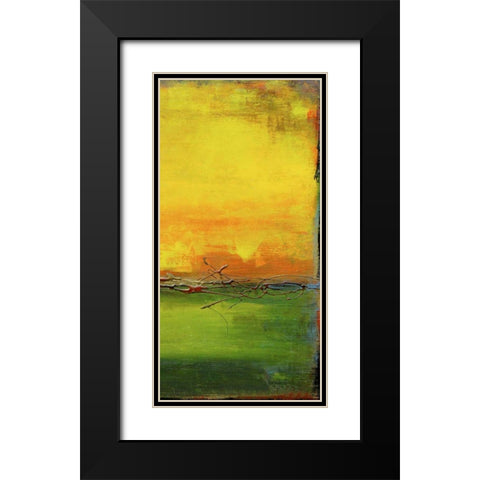 Lime Wire II Black Modern Wood Framed Art Print with Double Matting by Ashley, Erin