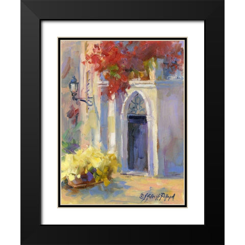 Mission Impression III Black Modern Wood Framed Art Print with Double Matting by Pollard, Julie G.