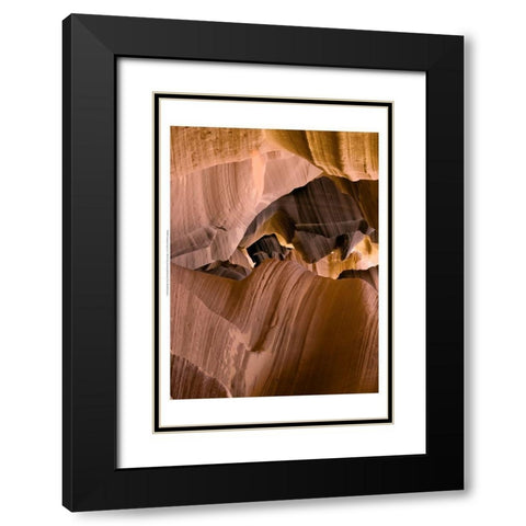 Antelope Canyon I Black Modern Wood Framed Art Print with Double Matting by Chester, Colby