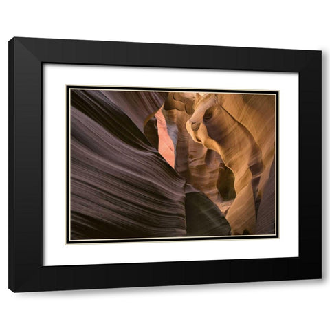 Antelope Canyon II Black Modern Wood Framed Art Print with Double Matting by Chester, Colby