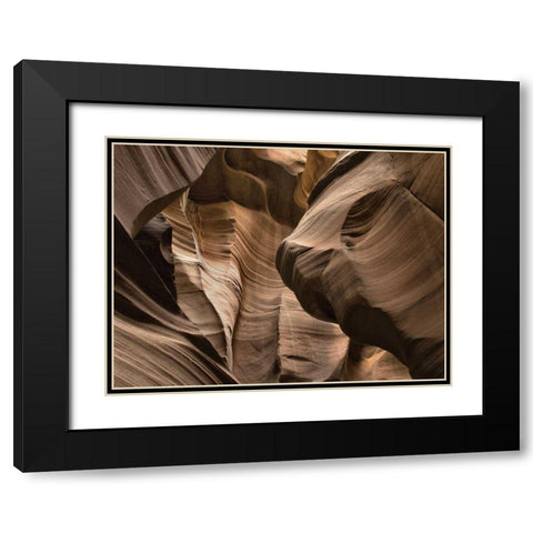 Antelope Canyon III Black Modern Wood Framed Art Print with Double Matting by Chester, Colby