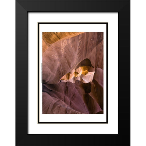 Antelope Canyon IV Black Modern Wood Framed Art Print with Double Matting by Chester, Colby