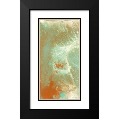 Ozone I Black Modern Wood Framed Art Print with Double Matting by Roll, Dlynn