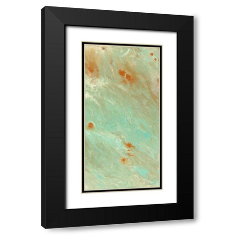 Ozone II Black Modern Wood Framed Art Print with Double Matting by Roll, Dlynn