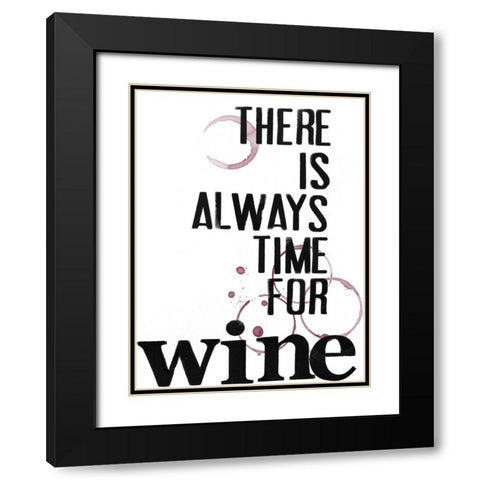 Hospitality VI Black Modern Wood Framed Art Print with Double Matting by Velasquez, Deborah