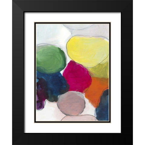 The Party I Black Modern Wood Framed Art Print with Double Matting by Fuchs, Jodi