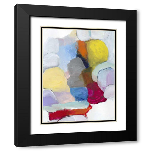 The Party II Black Modern Wood Framed Art Print with Double Matting by Fuchs, Jodi