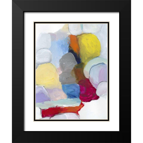 The Party II Black Modern Wood Framed Art Print with Double Matting by Fuchs, Jodi
