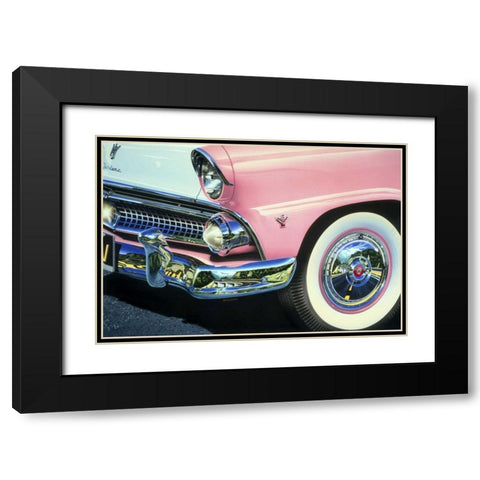 58 Ford Fairlaine Black Modern Wood Framed Art Print with Double Matting by Reynolds, Graham