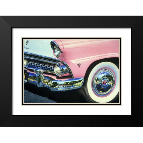 58 Ford Fairlaine Black Modern Wood Framed Art Print with Double Matting by Reynolds, Graham